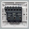Выключатель MK Electric Logic Plus 3-клавишный, 86x86мм