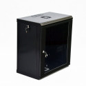 Серверный шкаф настенный 12U эконом, 600x500x640 мм, черный