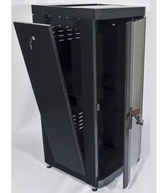 CMS Шкаф напольный 24U, 610х675 мм, усиленный, чёрный