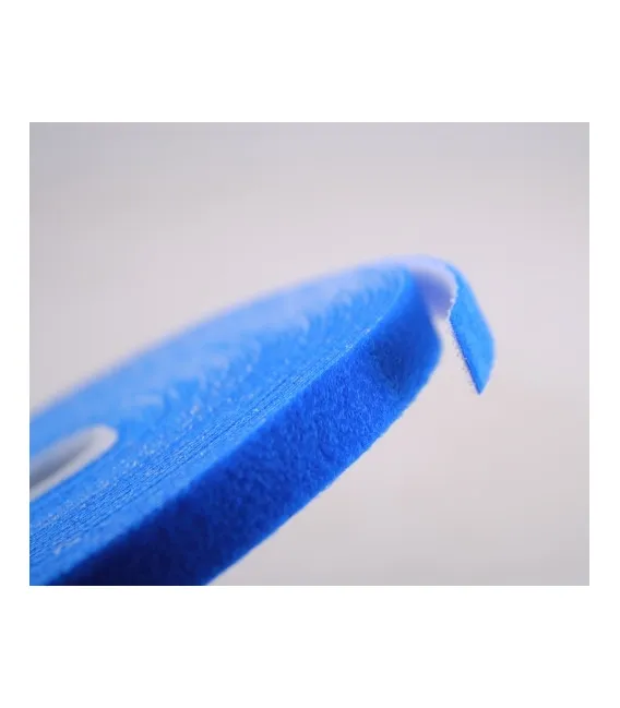 Стяжка-липучка, 12 мм x 10 м, моток, синяя, EPNew