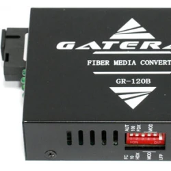 Медиаконвертер 100Мбит, SC 20км, передача 1310, приём 1550, Gateray GR-120A LFP