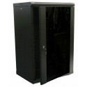 Серверный шкаф настенный 18U 600x450 металл/стекло разборной