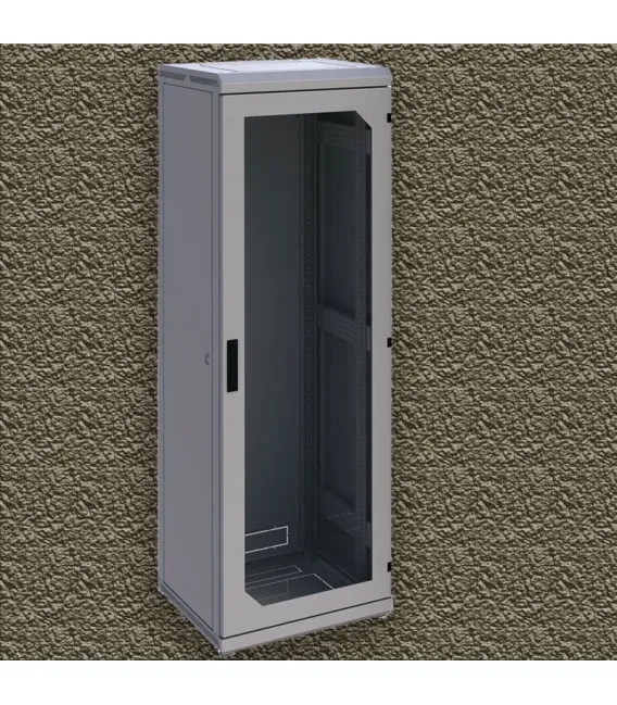 Шкаф напольный 33U 600x1000 Дверь стекло
