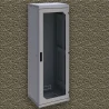 Шкаф напольный 33U 800x800 Дверь стекло